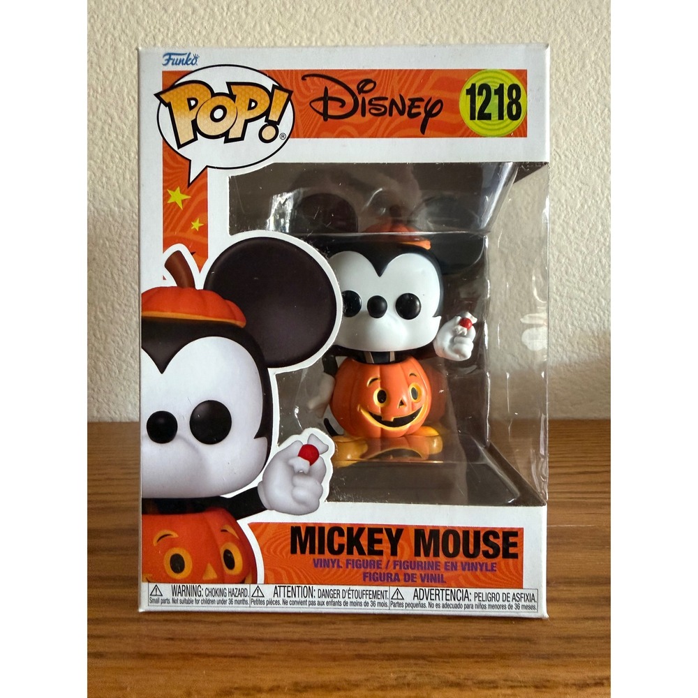 Funko Pop Disney Mickey Mouse Halloween Pumpkin Vinyl Figure 1218